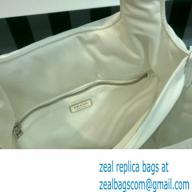 Prada Large padded Re-Nylon tote bag 1BG449 White 2023 - Click Image to Close