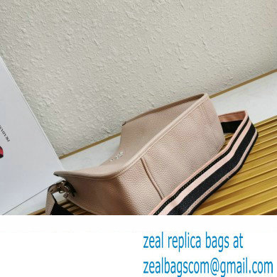 Prada Leather hobo bag 1BC073 Light Pink 2023 - Click Image to Close