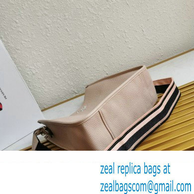 Prada Leather hobo bag 1BC073 Light Pink 2023