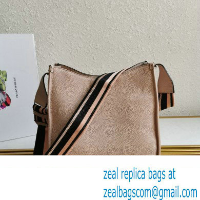 Prada Leather hobo bag 1BC073 Light Pink 2023