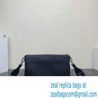 Prada Leather shoulder bag 1BH050 Black 2023