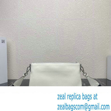 Prada Leather shoulder bag 1BH050 White 2023 - Click Image to Close