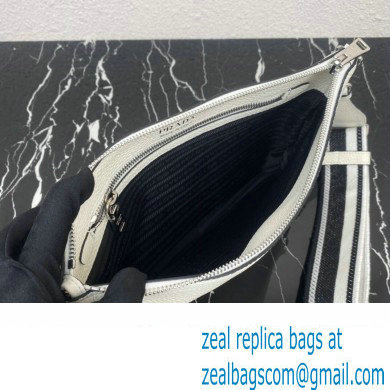 Prada Leather shoulder bag 1BH050 White 2023 - Click Image to Close