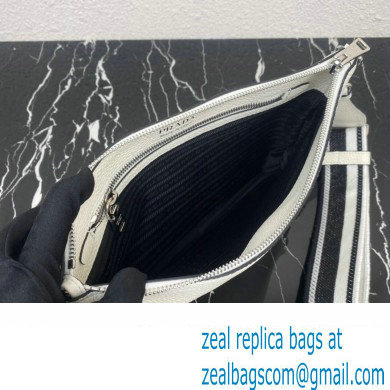 Prada Leather shoulder bag 1BH050 White 2023