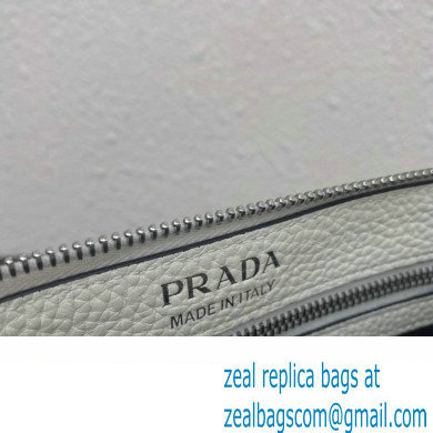 Prada Leather shoulder bag 1BH050 White 2023 - Click Image to Close