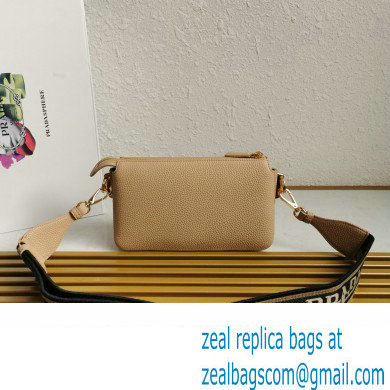 Prada Leather shoulder bag 1BH194 Beige 2023 - Click Image to Close