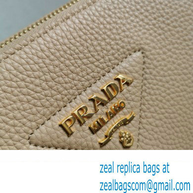 Prada Leather shoulder bag 1BH194 Beige 2023