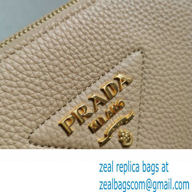 Prada Leather shoulder bag 1BH194 Beige 2023