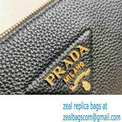 Prada Leather shoulder bag 1BH194 Black 2023 - Click Image to Close