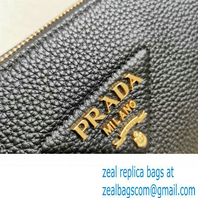 Prada Leather shoulder bag 1BH194 Black 2023