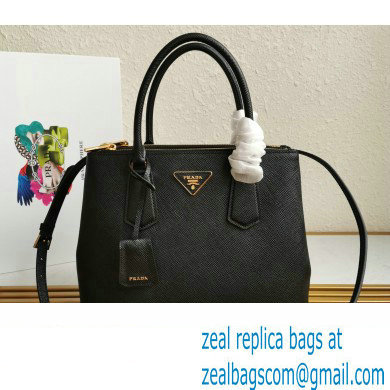 Prada Medium Galleria Saffiano leather bag 1ba232 Black 2023