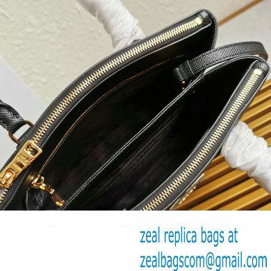 Prada Medium Galleria Saffiano leather bag 1ba232 Black 2023