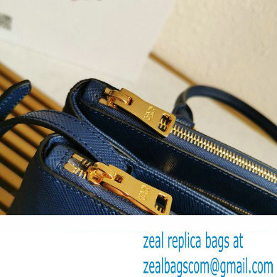 Prada Medium Galleria Saffiano leather bag 1ba232 Blue 2023 - Click Image to Close