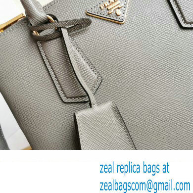 Prada Medium Galleria Saffiano leather bag 1ba232 Gray 2023