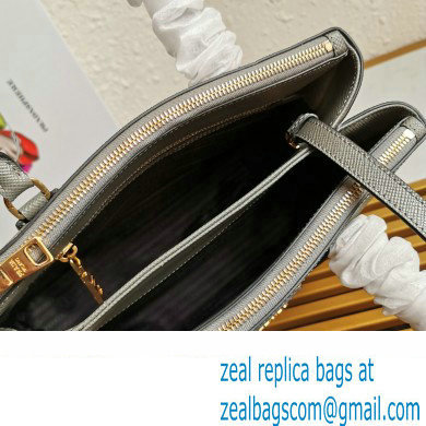Prada Medium Galleria Saffiano leather bag 1ba232 Gray 2023 - Click Image to Close