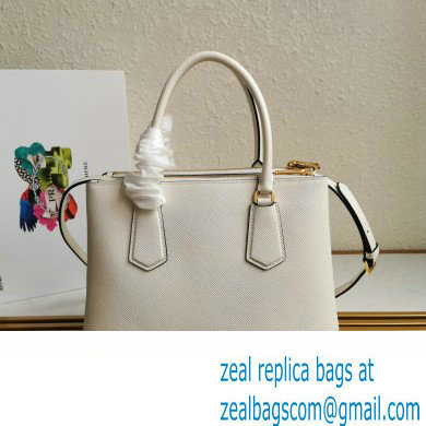 Prada Medium Galleria Saffiano leather bag 1ba232 White 2023