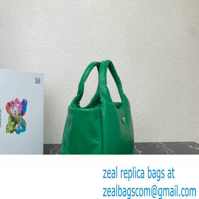 Prada Medium padded Soft nappa leather bag 1BG413 Green 2023