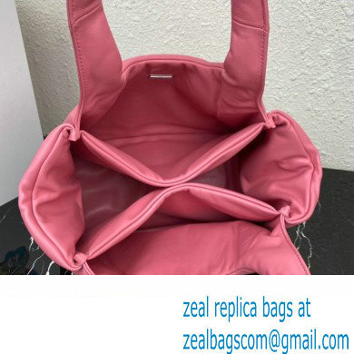 Prada Medium padded Soft nappa leather bag 1BG413 Pink 2023