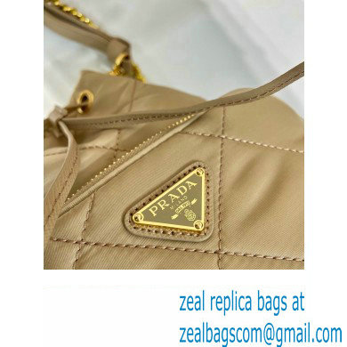 Prada Re-Edition 1995 Chaine Re-Nylon shoulder bag 1BH038 Beige 2023