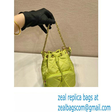 Prada Re-Edition 1995 Chaine Re-Nylon shoulder bag 1BH038 Green 2023