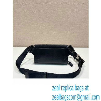 Prada Saffiano leather belt bag 2VH156 black 2023