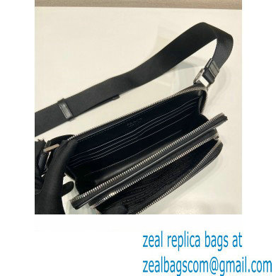 Prada Saffiano leather belt bag 2VH156 black 2023