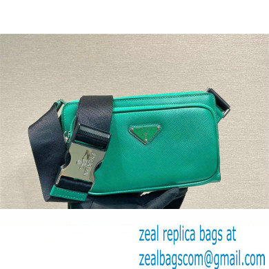 Prada Saffiano leather belt bag 2VH156 mango 2023