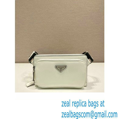 Prada Saffiano leather belt bag 2VH156 white 2023