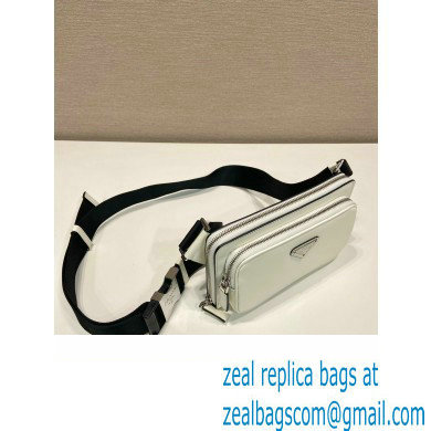 Prada Saffiano leather belt bag 2VH156 white 2023