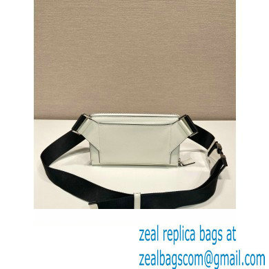 Prada Saffiano leather belt bag 2VH156 white 2023 - Click Image to Close