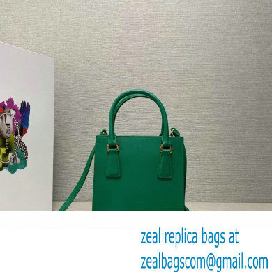 Prada Saffiano leather handbag 1BA358 Green 2023