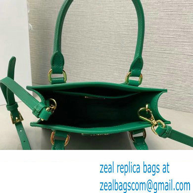 Prada Saffiano leather handbag 1BA358 Green 2023