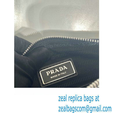 Prada Saffiano leather shoulder bag 2VH170 Black