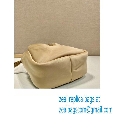 Prada Small padded Re-Nylon tote bag 1BA359 Beige 2023