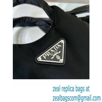 Prada Small padded Re-Nylon tote bag 1BA359 Black 2023