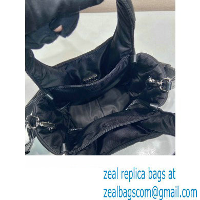 Prada Small padded Re-Nylon tote bag 1BA359 Black 2023