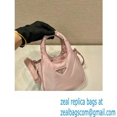 Prada Small padded Re-Nylon tote bag 1BA359 Pink 2023