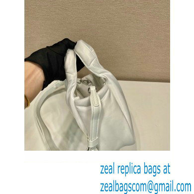 Prada Small padded Re-Nylon tote bag 1BA359 White 2023 - Click Image to Close