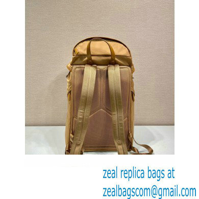 Prada tobacco re-nylon and Saffiano Leather backpack 2VZ019 BEIGE 2020