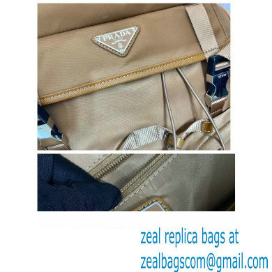 Prada tobacco re-nylon and Saffiano Leather backpack 2VZ019 BEIGE 2020