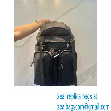 Prada tobacco re-nylon and Saffiano Leather backpack 2VZ019 BLACK 2020