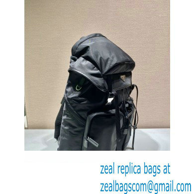 Prada tobacco re-nylon and Saffiano Leather backpack 2VZ019 BLACK 2020