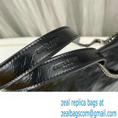 Saint Laurent Niki Shopping Bag in Vintage Leather 577999 Black - Click Image to Close