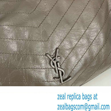 Saint Laurent Niki Shopping Bag in Vintage Leather 577999 Etoupe - Click Image to Close