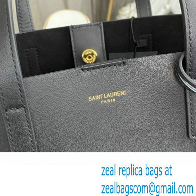 Saint Laurent Shopping toy bag in supple leather 600307 Black - Click Image to Close
