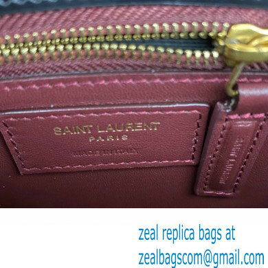 Saint Laurent cassandra medium chain bag in leather 532750 Black