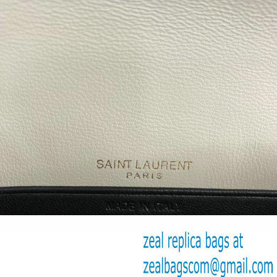 Saint Laurent cassandre envelope chain wallet in smooth leather 743050 Creamy/Gold