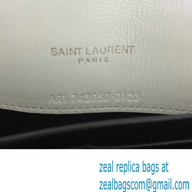 Saint Laurent cassandre envelope chain wallet in smooth leather 743050 Creamy/Gold