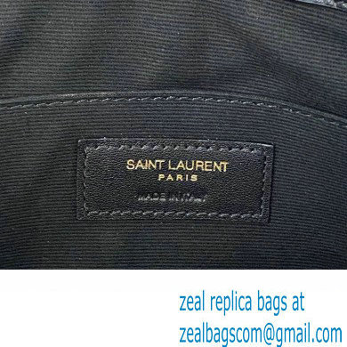 Saint Laurent cassandre matelasse document holder in quilted leather 440222 Black/Gold