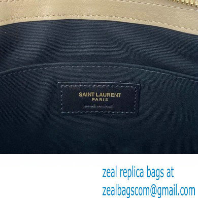 Saint Laurent cassandre matelasse tablet pouch in quilted leather 559193 Beige